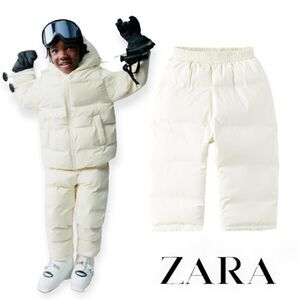 ZARA Kids | White | WATER REPELLENT RIPSTOP PANTS